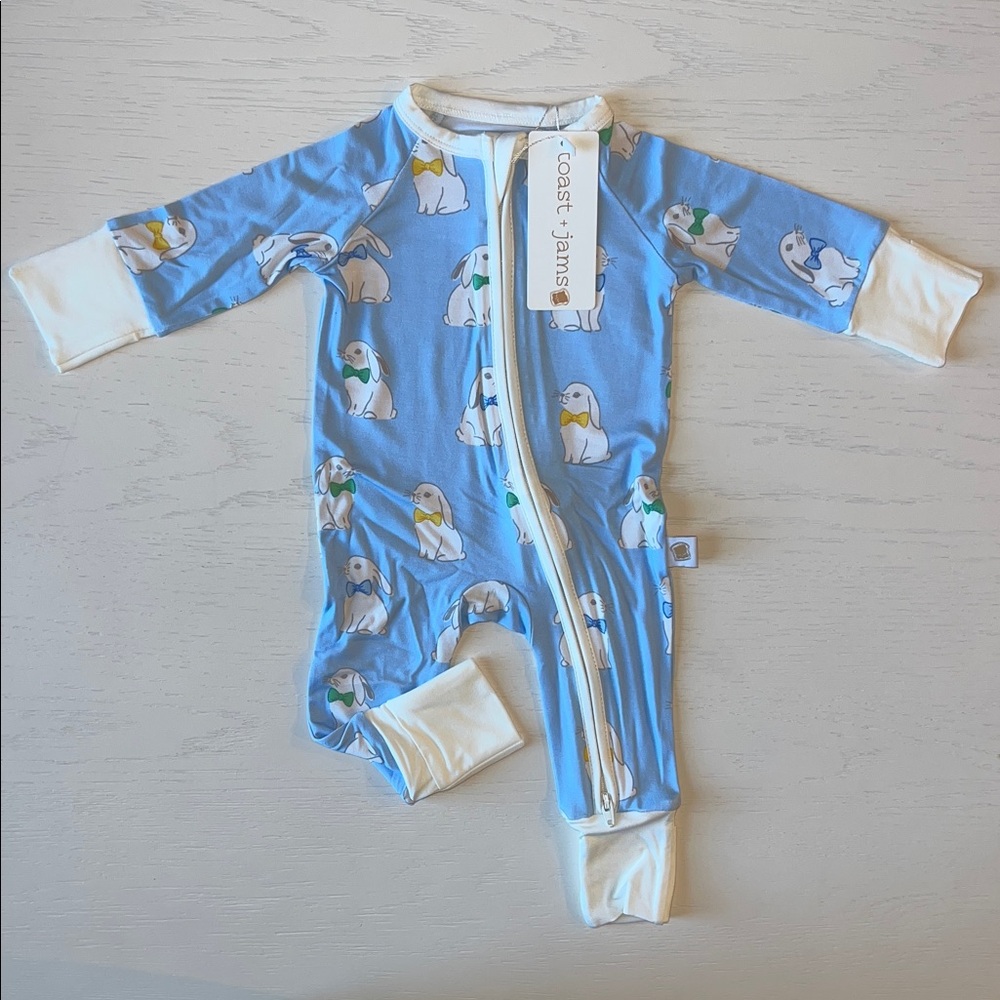 Toast + Jams Easter Convertible Romper Newborn 0-3 6-12 12-18 18-24 months